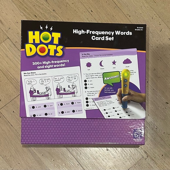Educational Insights Hot Dots High-Frequency Words Card Set NWT - Picture 4 of 8